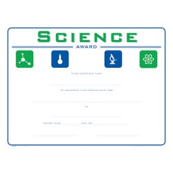 Image for Achieve It! Raised Print Science Recognition Award, 11 x 8-1/2 inches, Pack of 25 from School Specialty