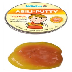 Image for Abilitations Abili-Putty, Color Changing, 4 Ounces, Yellow/Orange from School Specialty