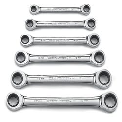 Image for Gearwrench Double Box Ratcheting Wrench Set, Assorted, Set of 6 from School Specialty