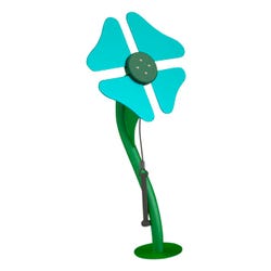 Image for Freenotes Harmony Park Flower, Inground Mount, Turquoise, 37 x 75 x 15 inches from School Specialty