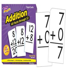 Image for Trend Enterprises Addition All Facts Through 12 Flash Cards, Set of 169 from School Specialty