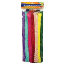 Image for Creativity Street Super Colossal Chenille Stems, 1 x 18 Inches, Assorted Colors, Set of 24 from School Specialty