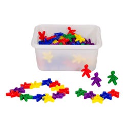 Image for Childcraft People Connectors Manipulatives, 3 Inches, PreK, Set of 100 from School Specialty