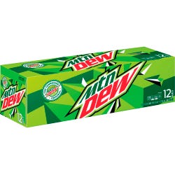 Mountain Dew, 12 Ounce Cans, Case of 24, Item Number 1537428