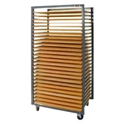 Bailey Ware Rack, 34-1/2 x 24 x 75 Inches, 26 Openings, Item Number 408102