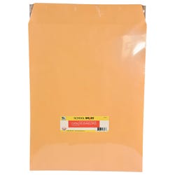 Image for School Smart No Claps Envelopes with Ungummed Flap, 14 x 18 Inches, Kraft Brown, Pack of 25 from School Specialty