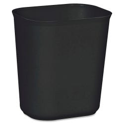 Image for Rubbermaid Fire-Resistant Seamless Rectangle Waste Basket, 14 Quart, Fiber Glass, Black from School Specialty