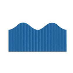 Image for Bordette Scalloped Decorative Border Roll, 2-1/4 Inch x 50 Feet, Rich Blue from School Specialty