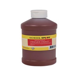 Image for School Smart Washable Finger Paint, Brown, 1 Pint Bottle from School Specialty
