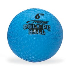 Image for Sportime Poly PG Ball, 6 Inches, Each, Blue from School Specialty