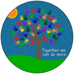 Image for Childcraft Together Tree Carpet, 8 Feet, Round from School Specialty