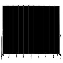 Image for Screenflex Acoustical Portable Welding Screens, 16 Ft 9 In x 29-1/2 x 88 Inches, Black from School Specialty
