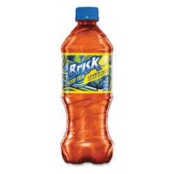 Image for Brisk Lemon Iced Tea Bottled Beverage, 20 oz, 24 Per Carton from School Specialty