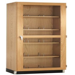 Image for Diversified Spaces Microscope Storage Cabinet, Holds 15 Microscopes, 24 x 16 x 84 Inches from School Specialty