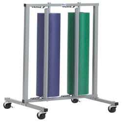 Image for Bulman Vertical 2 Roll Paper Rack with Cutter, 26 x 25 x 47-1/2 Inches from School Specialty