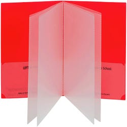 Image for C-Line Classroom Connector Portfolio, Letter Size, Red, Pack of 15 from School Specialty