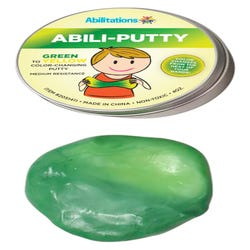 Image for Abilitations Abili-Putty, Color Changing, 4 Ounces, Green/Yellow from School Specialty