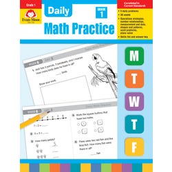 Image for Evan-Moor Daily Math Practice, Grade 1 from School Specialty