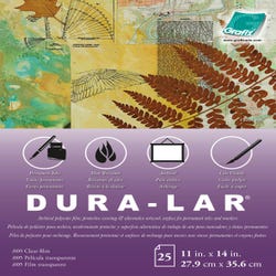 Image for Grafix Dura-Lar Transparent Film, 11 x 14 Inches, 0.005 Inch Thickness, 25 Sheets from School Specialty