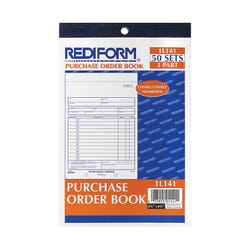 Image for Rediform Carbonless Purchasing Forms, 3 Parts, 5-1/2 x 7-7/8 Inches, Pack of 50 from School Specialty