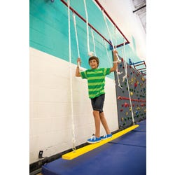 Image for Everlast Safari Jungle Gym Plank Wall, Complete Package, 8 x 2 x 1-1/4 Feet, 2 Inch Multicolor Mat from School Specialty