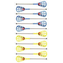 Image for Champion Rhino Skin Lacrosse Set, 12 - 36 Inch Sticks, 12 Balls from School Specialty