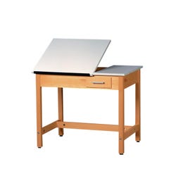 Diversified Woodcrafts Drawing Table, 36 x 24 x 30 Inches, Maple, Plastic, Item Number 423849
