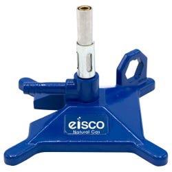 EISCO Natural Gas Micro Bunsen Burner, StabiliBase Anti-Tip Design with Handle, with Flame Stabilizer, Item Number 2011781