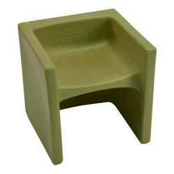 Image for Children's Factory Cube Chair, 15 x 15 x 15 Inches, Fern from School Specialty