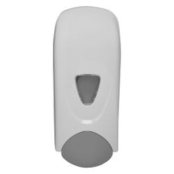 Image for Genuine Joe Liquid Soap Dispenser, 33.8 oz, White/Gray from School Specialty