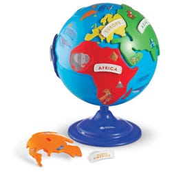 Image for Learning Resources Puzzle Globe, 7 Continent Pieces, 8 Inches from School Specialty
