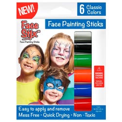 Image for Pencil Grip Face Stix, Assorted Colors, Set of 6 from School Specialty