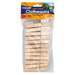 Creativity Street Spring Clothespin, 2-3/4 in, Pack of 24 Item Number 394784