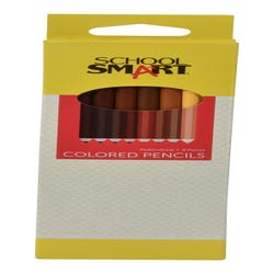 Image for School Smart Multicultural Colored Pencils, Assorted Colors, Set of 8 from School Specialty