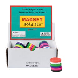 Image for Dowling Magnets Hero Magnet, Big Button, Set of 40 from School Specialty