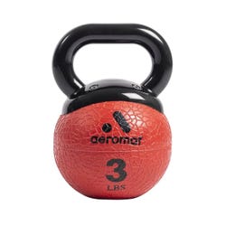 Image for Aeromat Elite Mini Kettlebell Medicine Ball Weight, 3 Pounds, Red from School Specialty