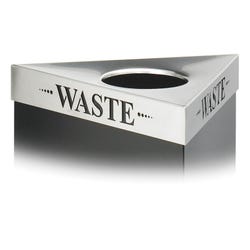 Image for Safco Trifecta Waste Receptacle Stainless Steel Lid, 20 x 20 x 3 Inches from School Specialty