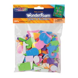 Creativity Street WonderFoam Peel & Stick Letters & Numbers, Pack of 267, Item Number 2088973