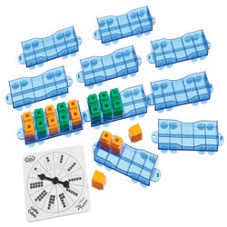 Image for Didax Unifix Manipulative Ten-Frame Train Set, Grades PreK - 2 from School Specialty