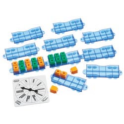 Image for Didax Unifix Manipulative Ten-Frame Train Set, Grades PreK - 2 from School Specialty
