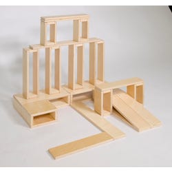 Image for Finished Hollow Blocks, Preschool Size, Set of 20 from School Specialty