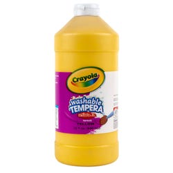 Image for Crayola Artista II Washable Tempera Paint, Yellow, Quart from School Specialty