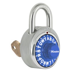 Image for Master Lock Letter Combination Padlock from School Specialty