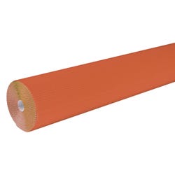Image for Corobuff Solid Color Corrugated Paper Roll, 48 Inches x 25 Feet, Orange from School Specialty
