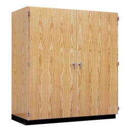 Image for Diversified Spaces Storage Cabinet with Doors, 36 x 22 x 84 Inches, Oak from School Specialty