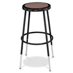 Image for National Public Seating Height Adjustable Heavy Duty Steel Stool, 25-33 Inches, Black from School Specialty