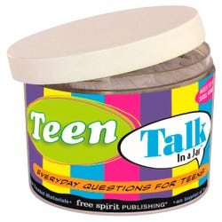 Image for Free Spirit Publishing Teen Talk In a Jar, Ages 13+ from School Specialty