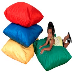 Image for Children's Factory Pillow Set, 27 x 27 x 8 Inches, Primary Colors, Set of 4 from School Specialty