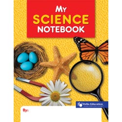 Delta Education My Science Notebook, Grades PreK through 2, 7 x 9 Inches, 64 Pages, Pack of 10 Item Number 100-1206