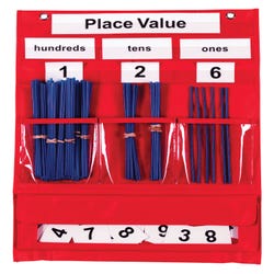 Image for Learning Resources Counting & Place Value Pocket Chart, 18 x 13 Inches from School Specialty